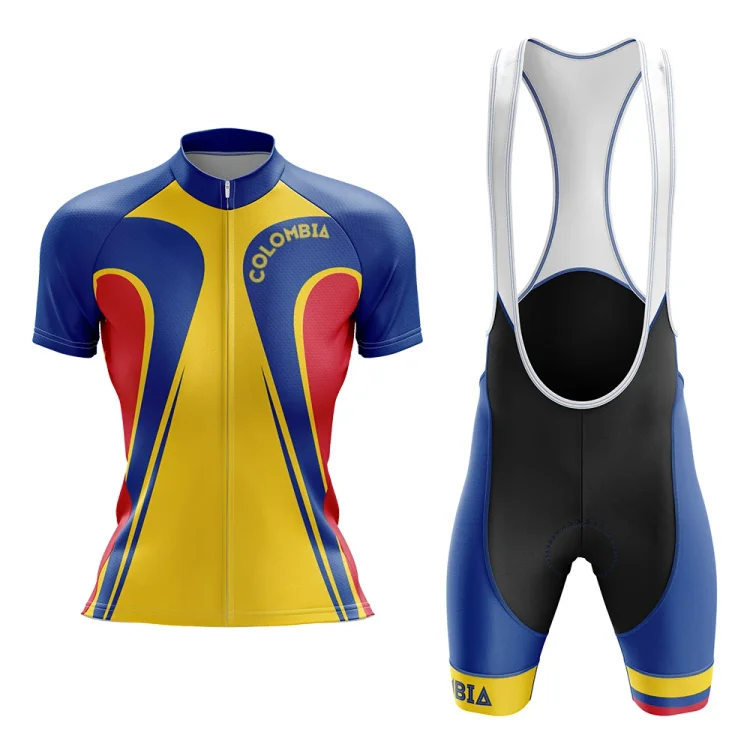 Colombia Women's Short Sleeve Cycling Kit