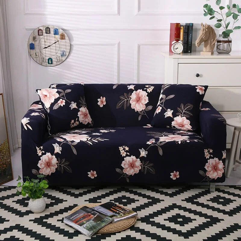 Athvotar Printing Elastic Slipcovers Stretch Sofa Covers for Living Room Corner Couch Cover Sectional Armchair Cover 1/2/3/4 seat