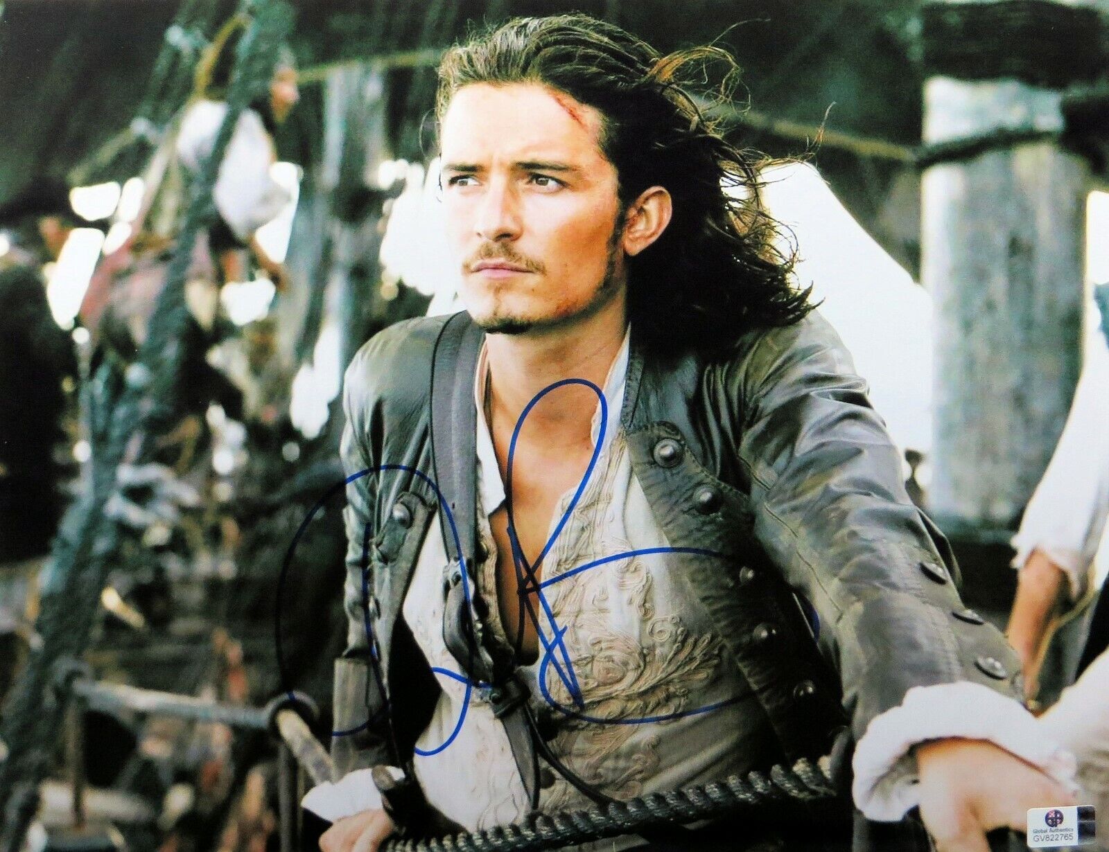 Orlando Bloom Signed Autographed 11X14 Photo Poster painting Pirates of the Caribbean GV822765