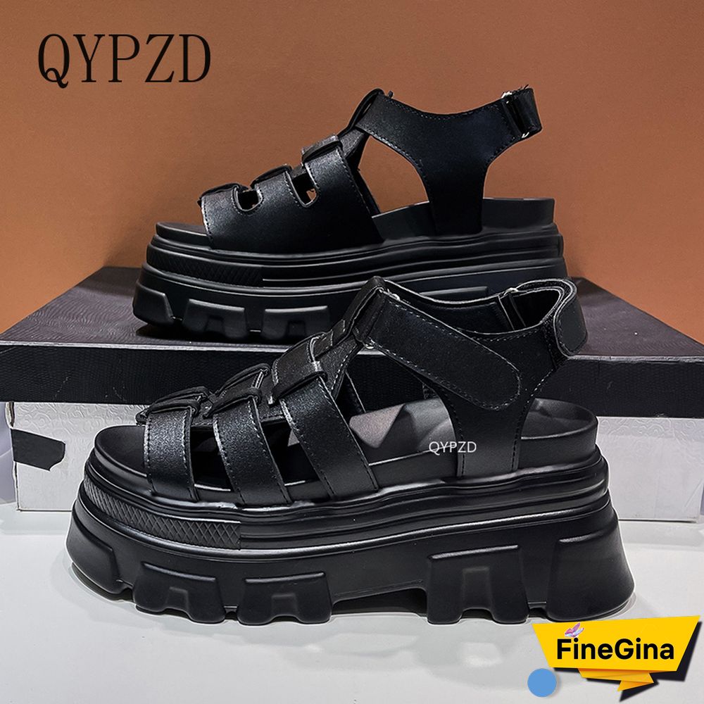 Women Sport Sandals Wedge Hollow Out Sexy Open-Toed Ladies Sandals Outdoor Cool Platform Shoes Women Beach Sandalias De Mujer