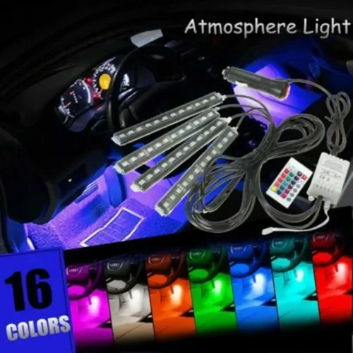 Dronehint RGB LED Lights Car Interior Floor Decor Atmosphere Strip Lamp Parts Accessories (For: Acura) Parts