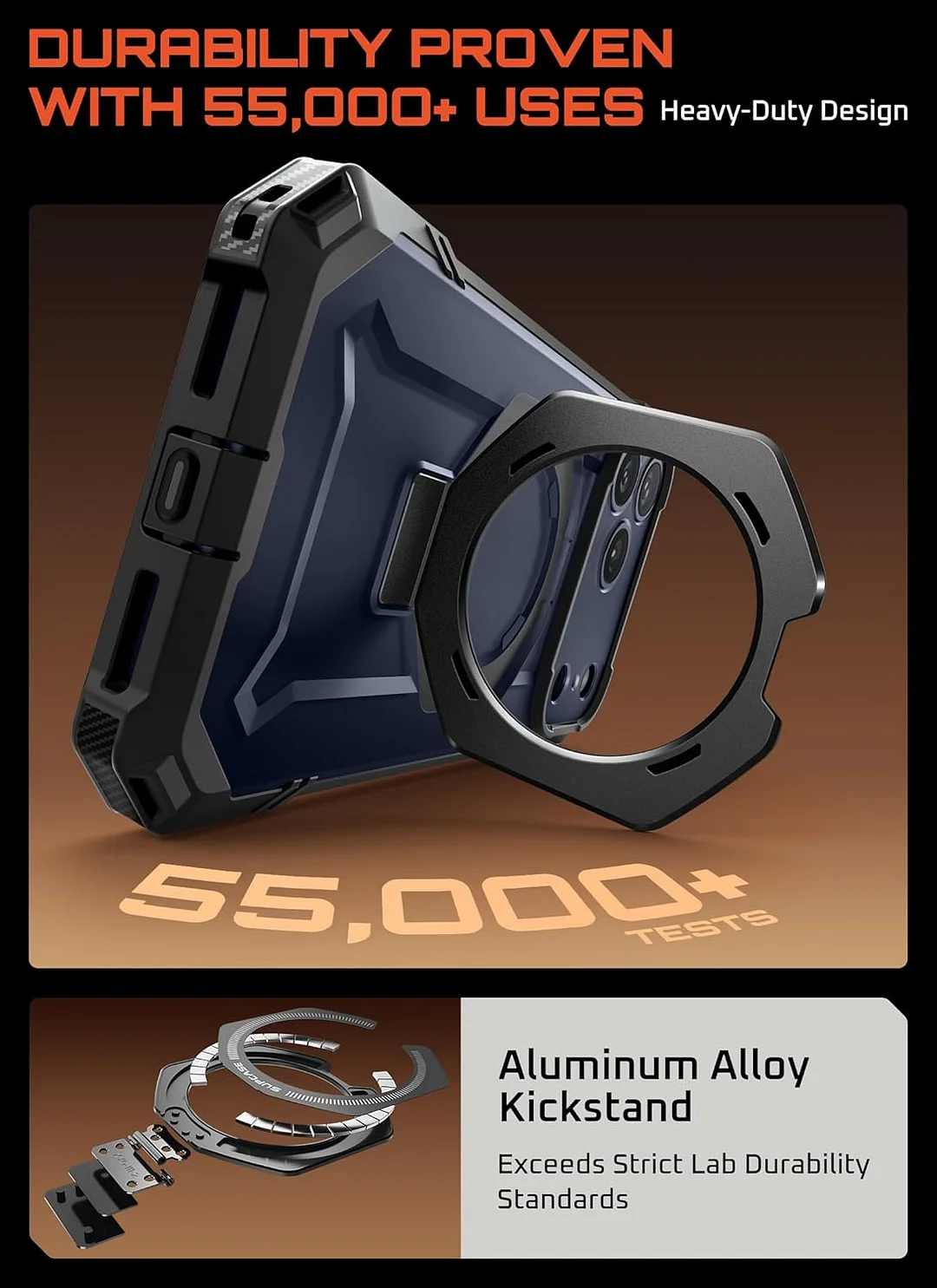 Compatible with iPhone 17 Pro Max Case with Kickstand (Unicorn Beetle Grip), [Camera Control Cover] [MagSafe Compatible] [Military-Grade Drop Protection] Heavy Duty Magnetic Phone Case