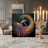(30x30cm)DIY Dancing Girl Pearl Painting Kit With Inner Frame Home Decor