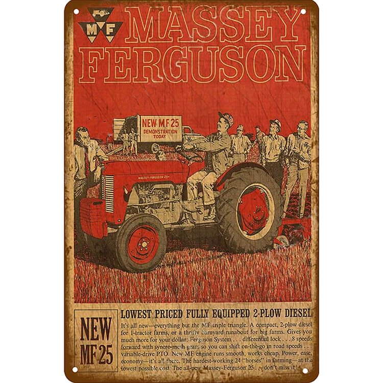 【20*30cm/30*40cm】Farm Vehicle - Vintage Tin Signs/Wooden Signs