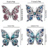 4Pcs Diamond Painting Brooch Butterfly Brooch Jewelry Kit DIY Diamond Pins