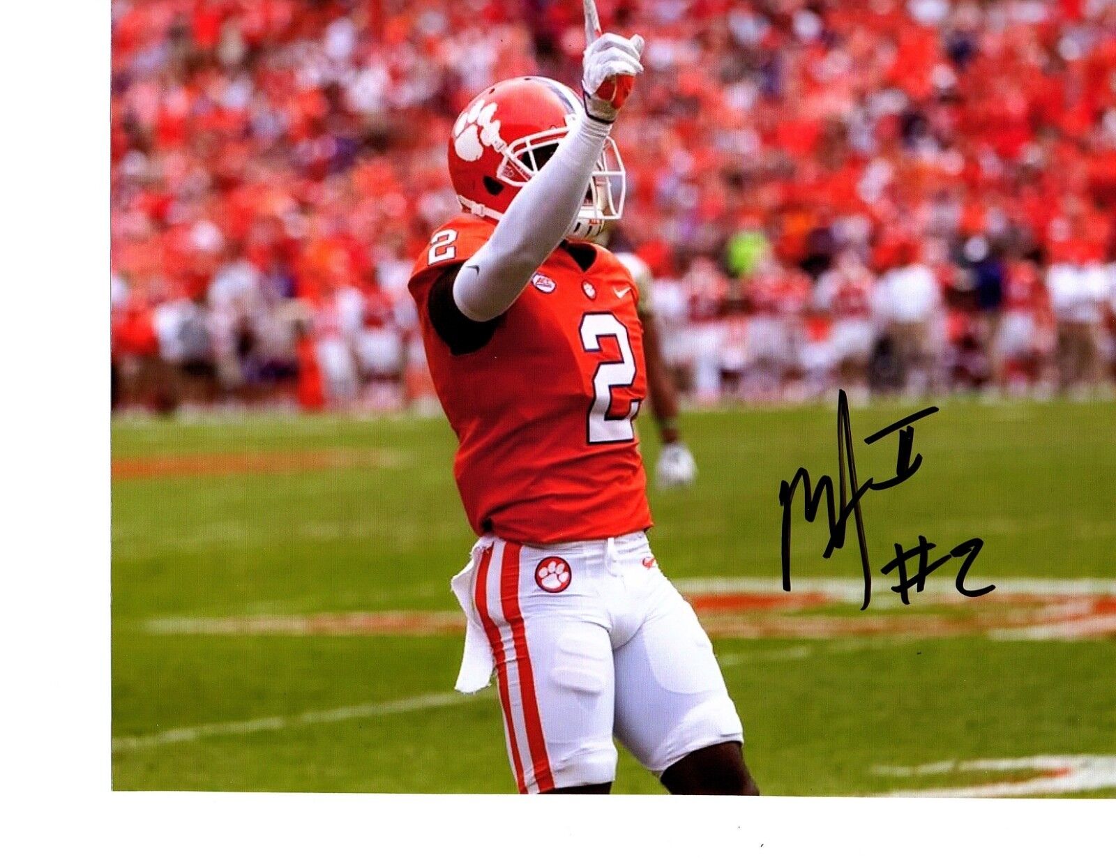 Mark Fields Clemson Tigers signed autographed 8x10 football Photo Poster painting 2019 NFL c