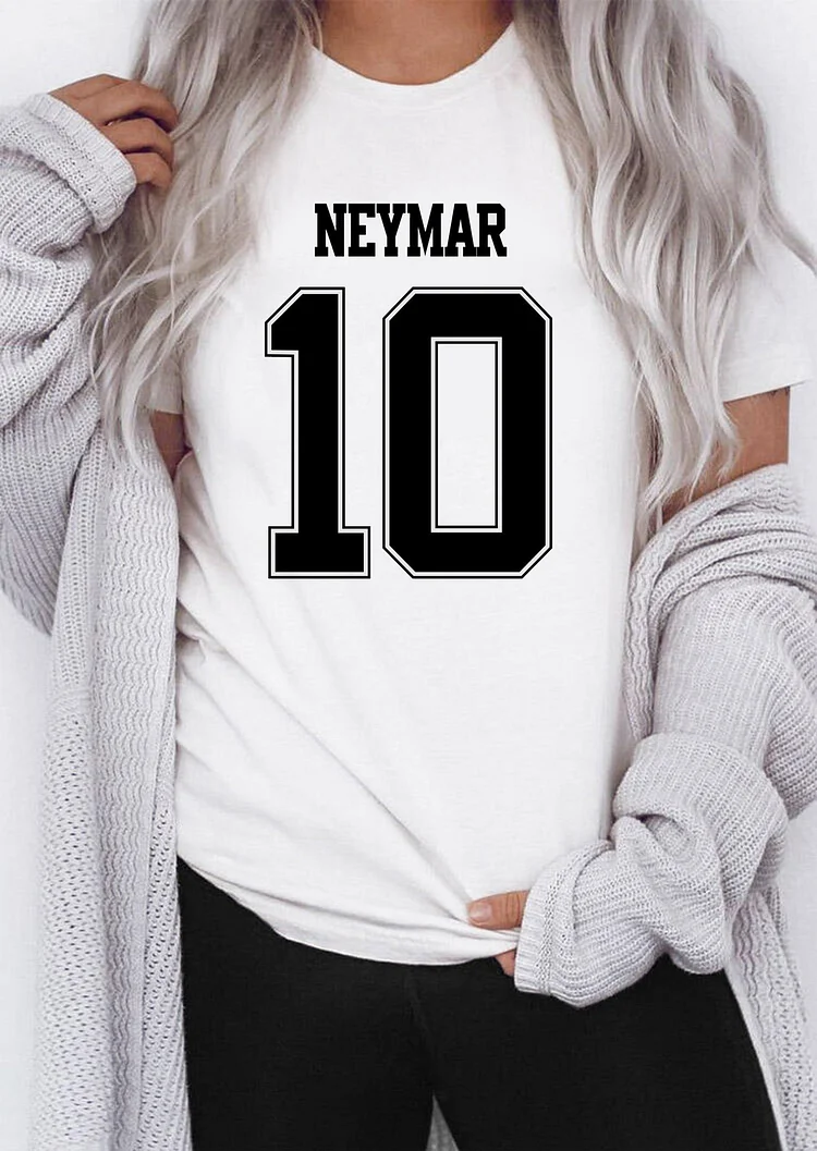 Bestdealfriday Nostalgic Football Jersey No 10 Women's T-Shirt