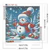 Diamond Painting -DIY Round Drill Snowman(40x40cm)