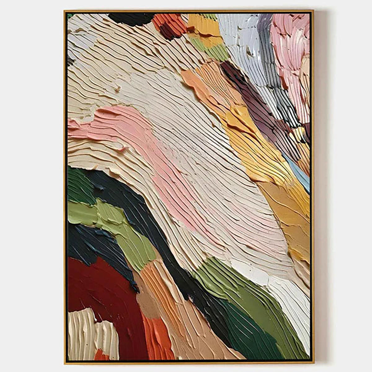 Arabelart Framed Canvas Art - Hand-Painted Masterpiece - zero, five, two- AR052