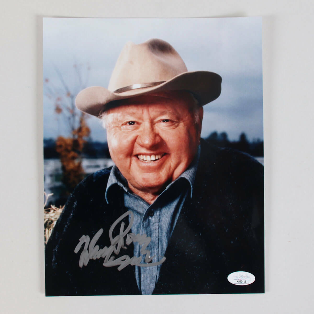 Mickey Rooney Signed Photo Poster painting 8x10 - COA JSA