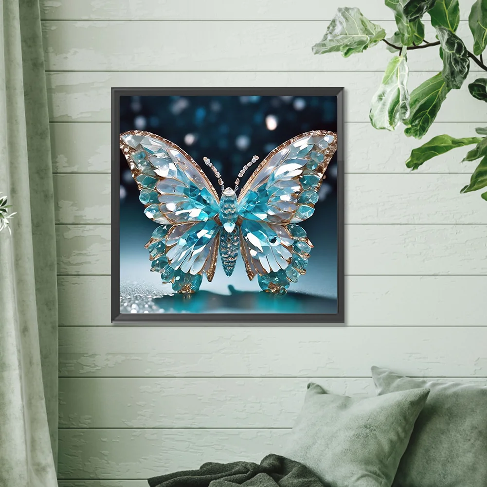 Diamond Painting - Full Round Drill - Butterfly(Canvas|30*30cm)
