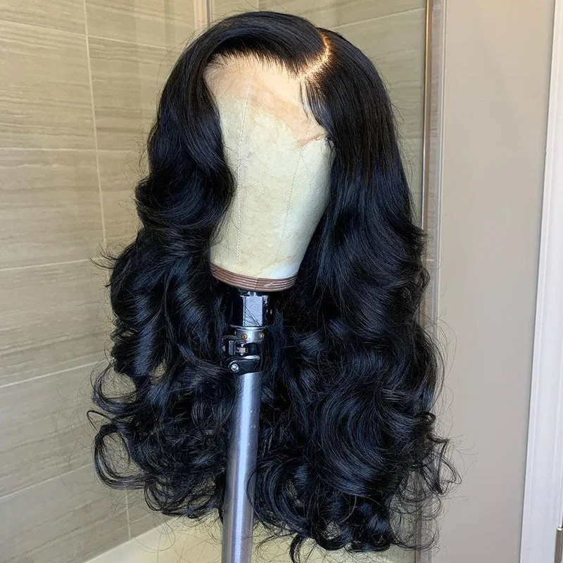 Breathable Romantic Body Side Part Body Wave Lace Frontal Wig
