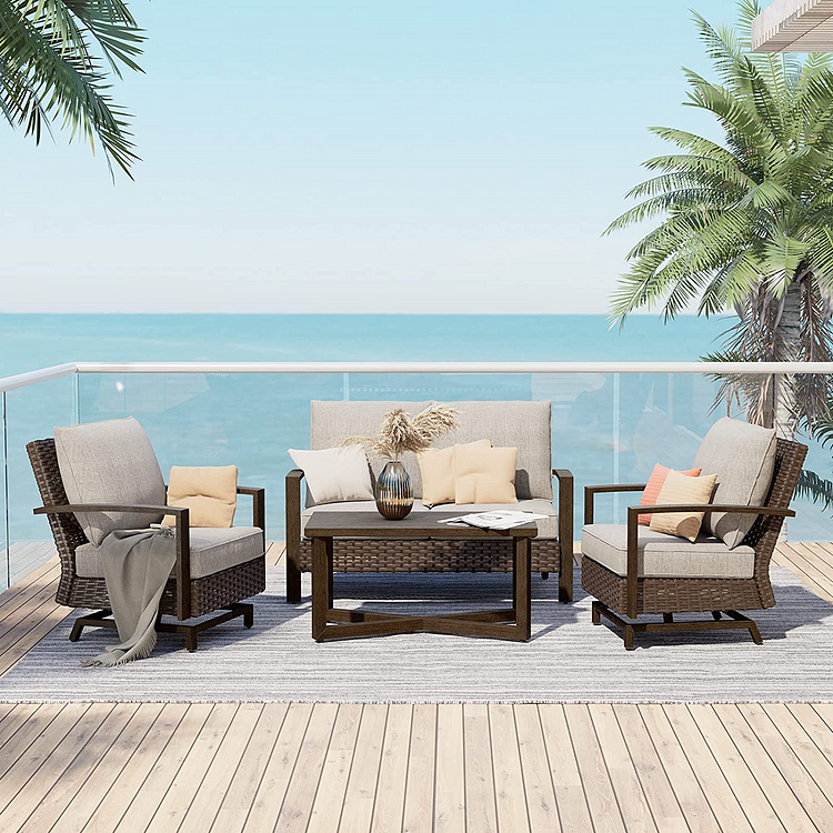 Outdoor Furniture Sets with Water Resistant Cushions