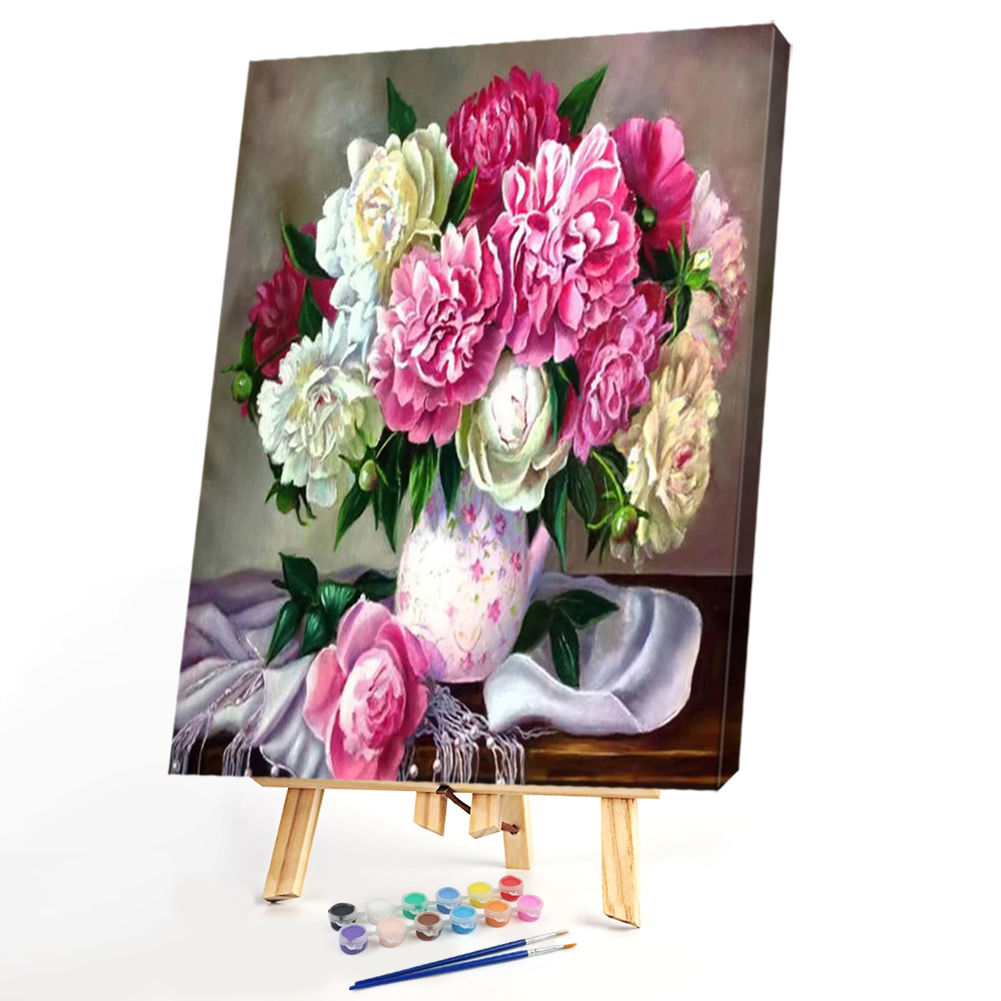 

40*50CM Paint By Numbers-Fresh Flower, 501 Original