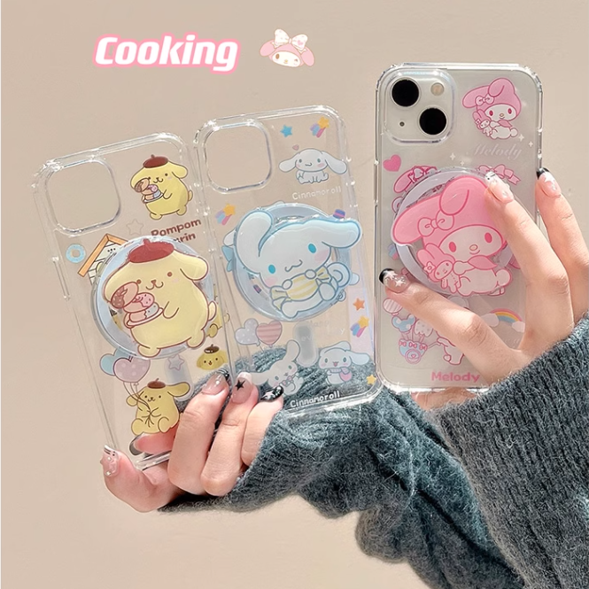 Cute Cartoon Iphone Case With Holder
