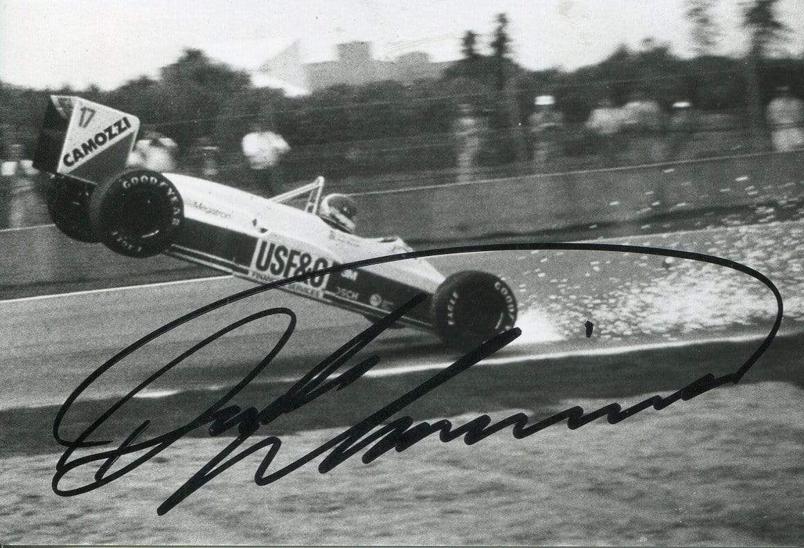 Derek Warwick autograph British FORMULA ONE driver 1981-93, Photo Poster painting signed