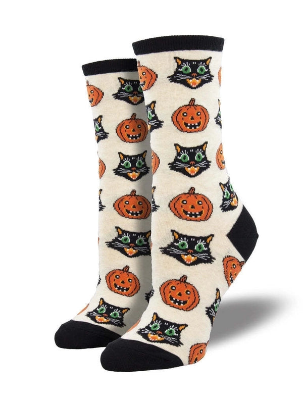 New Halloween Creative Funny Pumpkin Jacquard Tide Socks For Men And Women Couple Socks