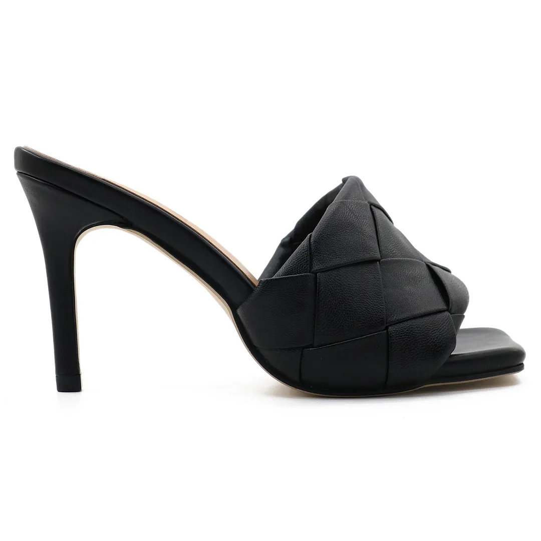 90mm Women's Square Open Toe Sandals Stiletto Heeled Women Sandals-vocosishoes