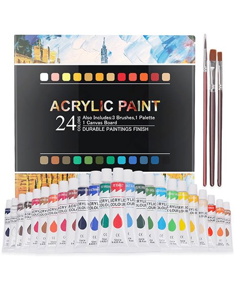 29 Pcs Professional Acrylic Paint Set-Himinee.com
