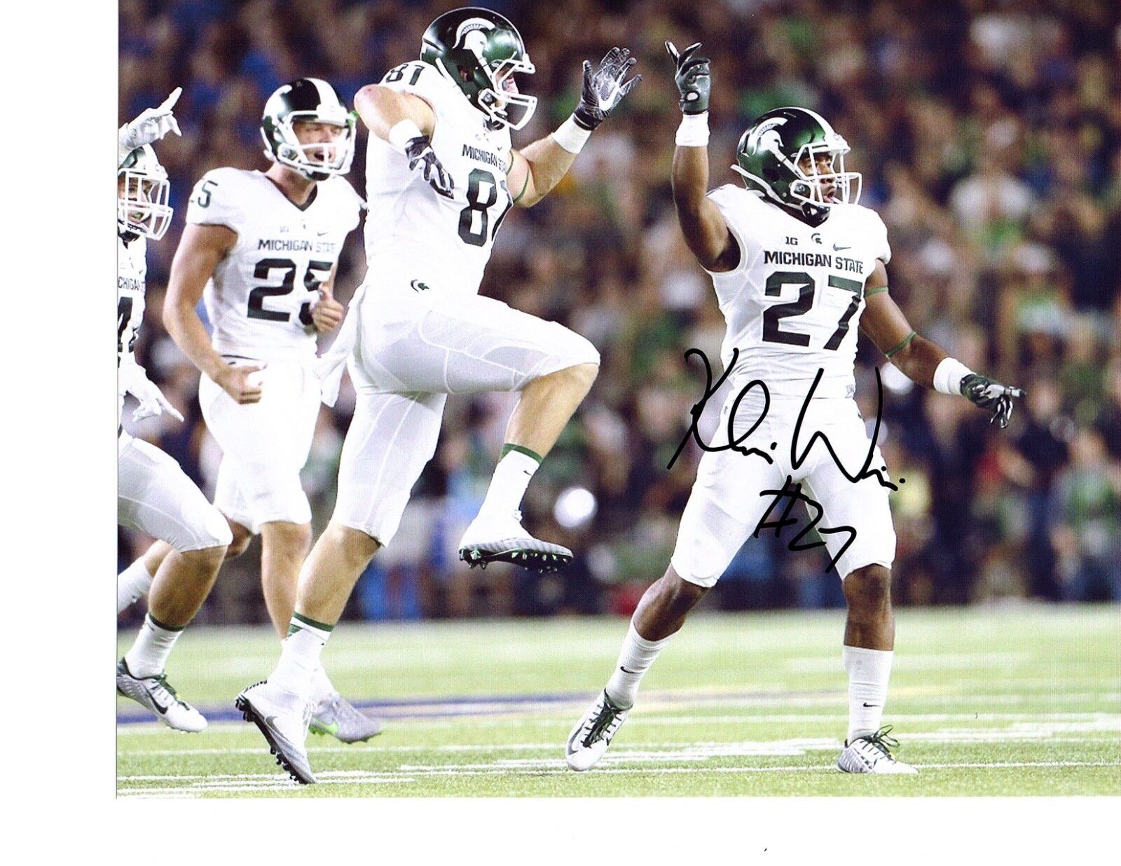 Khari Willis signed autographed 8x10 Photo Poster painting Michigan State Spartans football d