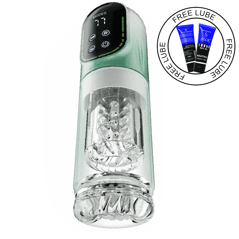 【With Free Lube】Heaven 5 in 1 Automatic Male Pleasure Device Masturbator and Penis Suction Pump