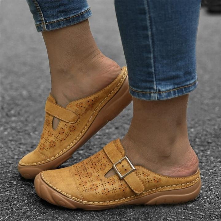 hollow carved casual sandals