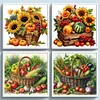 (Multi-Style) Harvest Basket-11CT Stamped Cross Stitch 40*40cm/15.75*15.75in