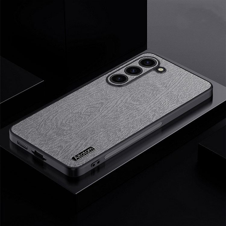Matte Wood Pattern Silicone Phone Case