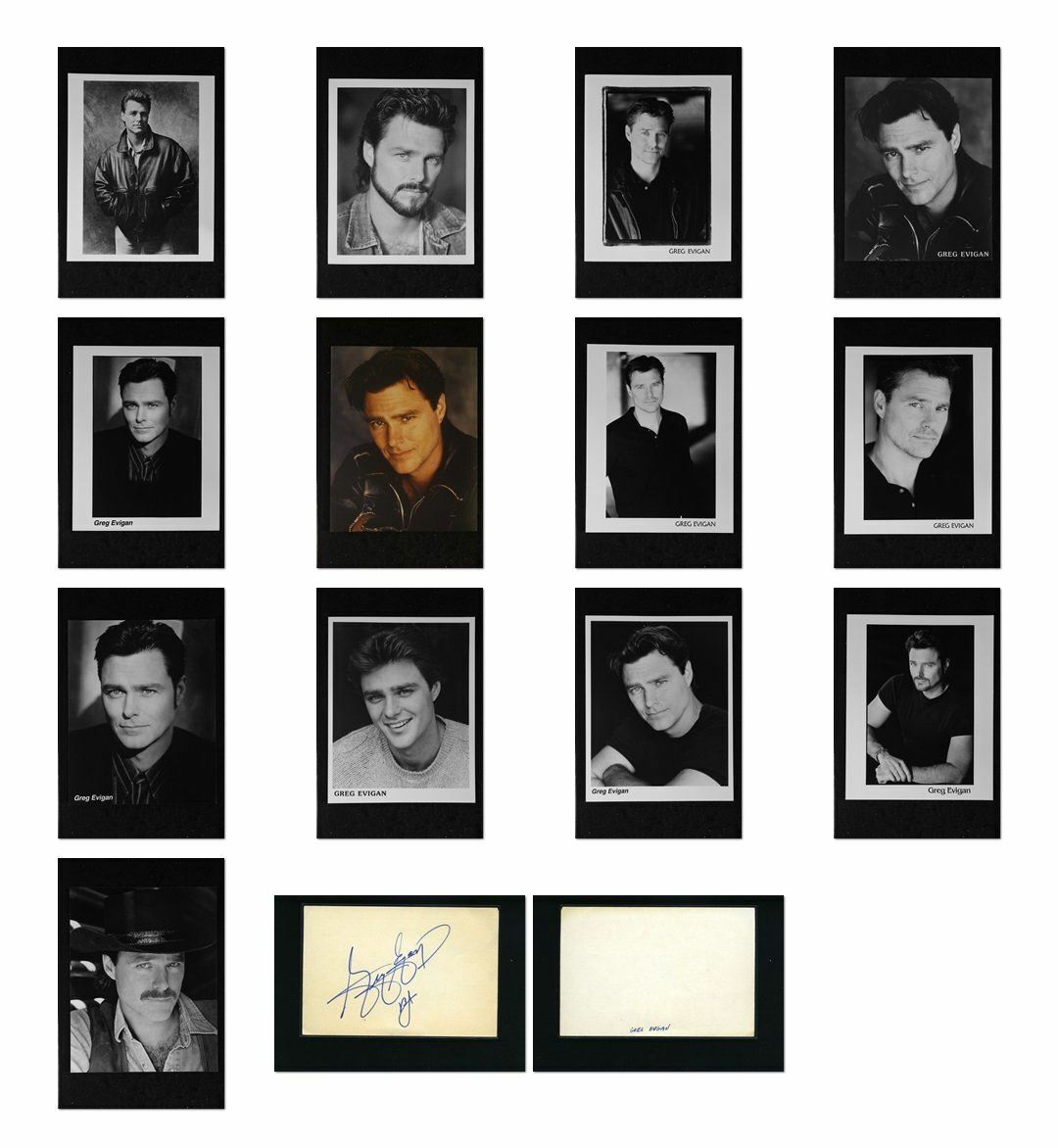 Greg Evigan - Signed Autograph and Headshot Photo Poster painting set - Melrose Place