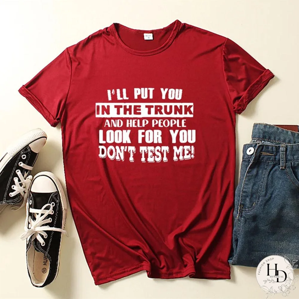 Burgundy Fashion Casual Letter Print Basic O Neck T-Shirts