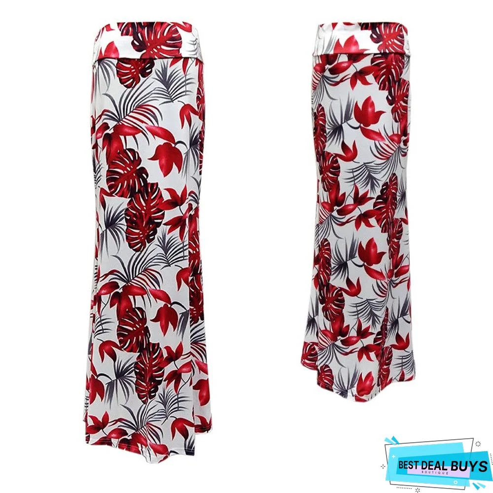 Half Skirt Women's New High Waist Elastic Bag Hip Skirt