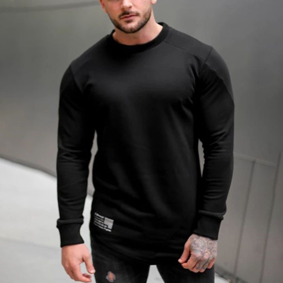 hoodless sweater