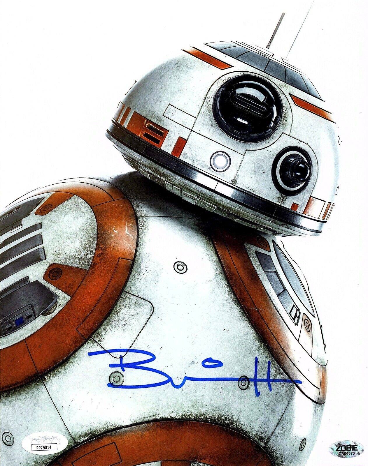 BRIAN HERRING Autograph SIGNED 8x10 BB-8 Photo Poster painting STAR WARS THE FORCE AWAKENS JSA