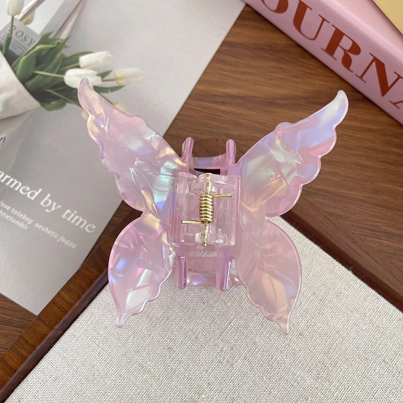 Women’s IG Style Sweet Artistic Butterfly Acetic Acid Sheets Hair Claws