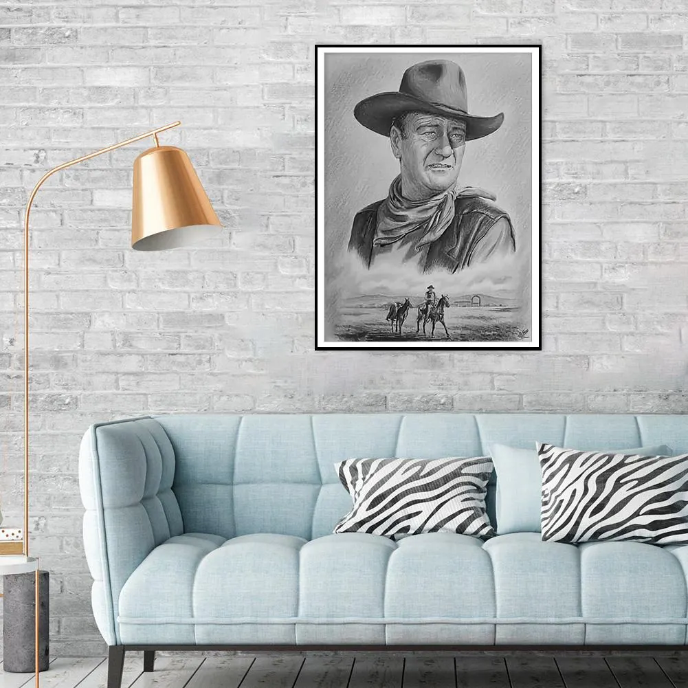 Cowboy-Full Round Diamond Painting