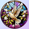 4pcs Diamond Painting -DIY Round Drill Birds Dragonflies
