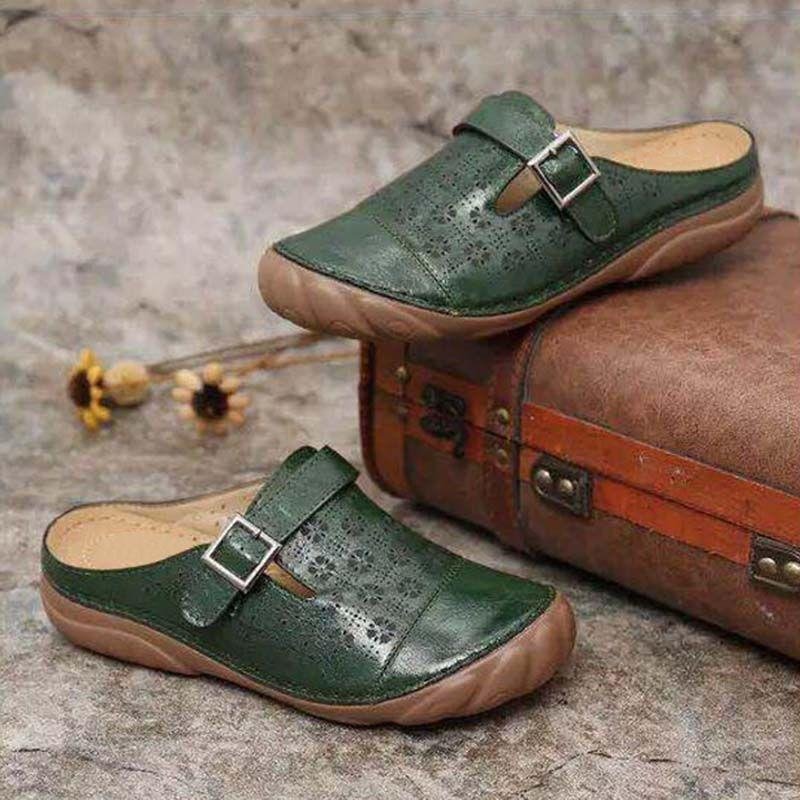 hollow carved casual sandals