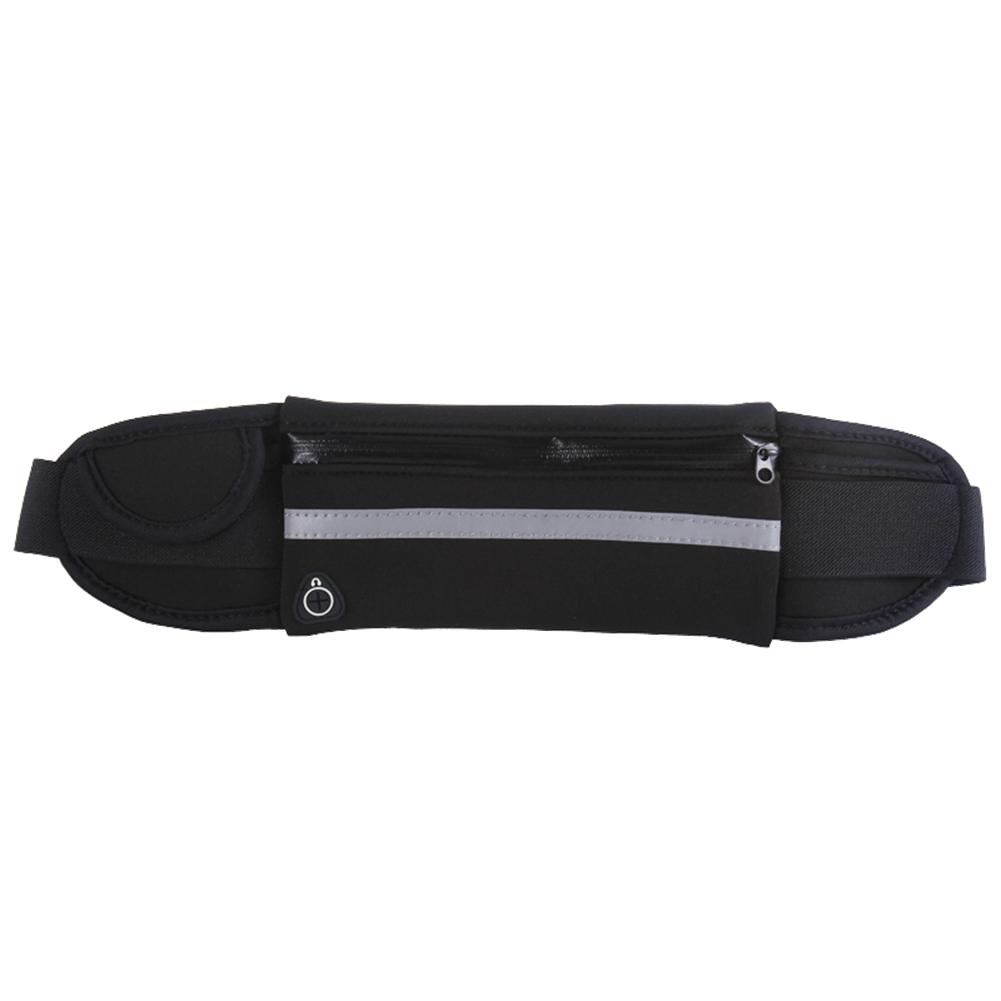 

Outdoor Running Waist Bag Waterproof Gym Fitness Unisex Fanny Pack (Black), 501 Original