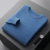 Men's New Autumn and Winter Round Neck Thickened Wool Sweater