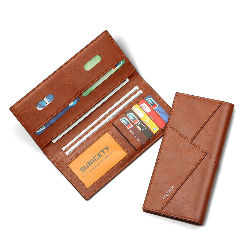 Men's multifunctional long wallet