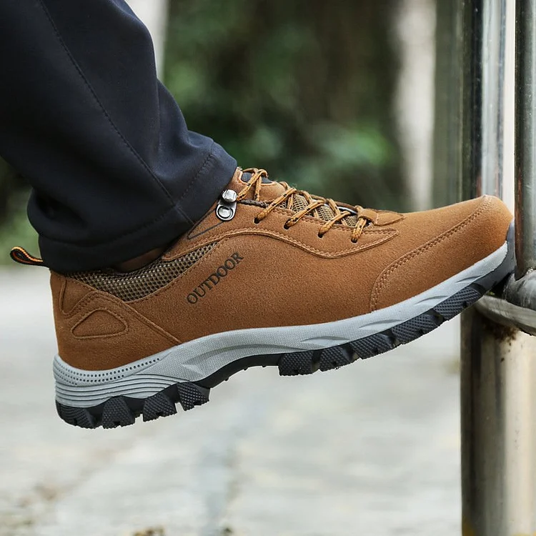 New Hiking Boots Sneakers - Men's Good Arch Support Outdoor Breathable Walking Shoes