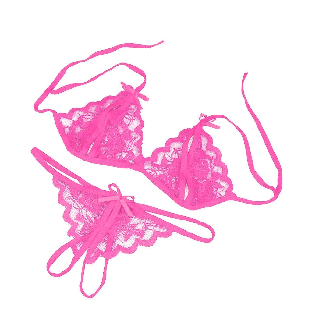 Fashion Sexy Women Bra Set Special Use Exotic Apparel Sets Lingerie Lace Underwear Sleepwear Ladies Bra G-string Plus Size 3XL