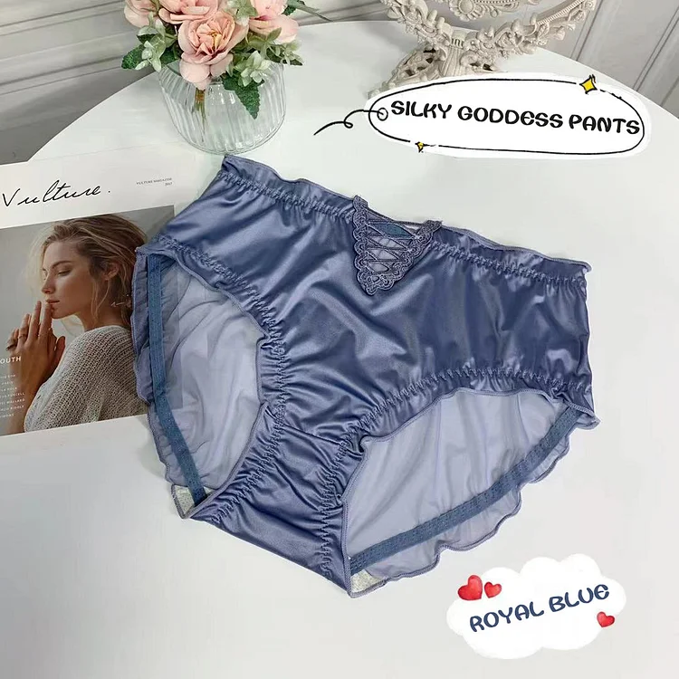 🩲🔥Hot-selling women's hollow satin lace panties
