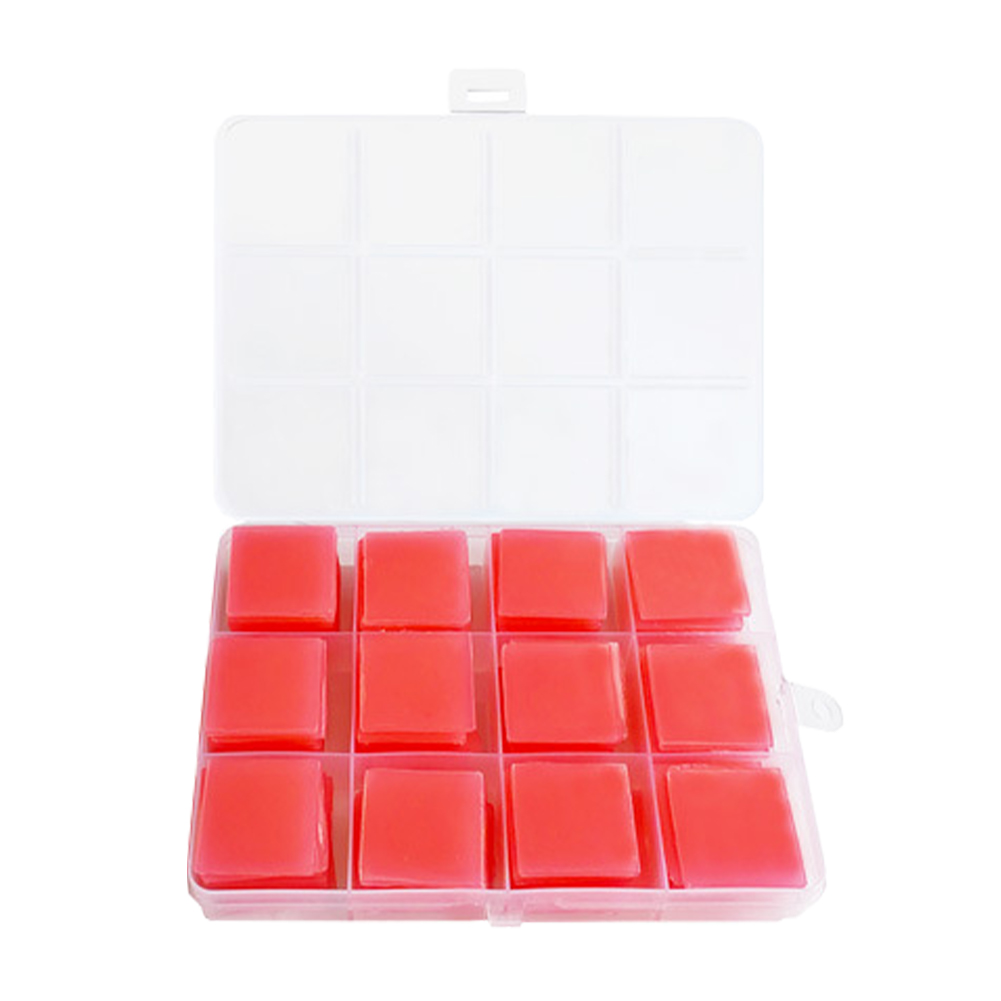 96pcs Luminous Diamond Painting Clay with Storage Box Diamond Art Wax (Red)