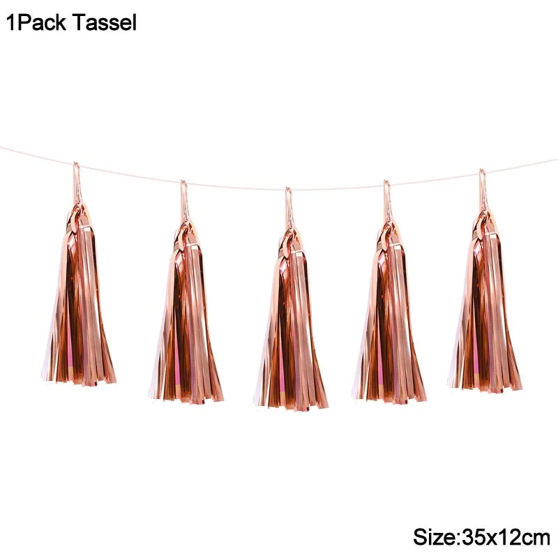 Rose Gold Bride To Be Letter Foil Balloons Paper Banner Bride Sash Bachelorette Party Decoration Wedding Bridal Shower Supplies