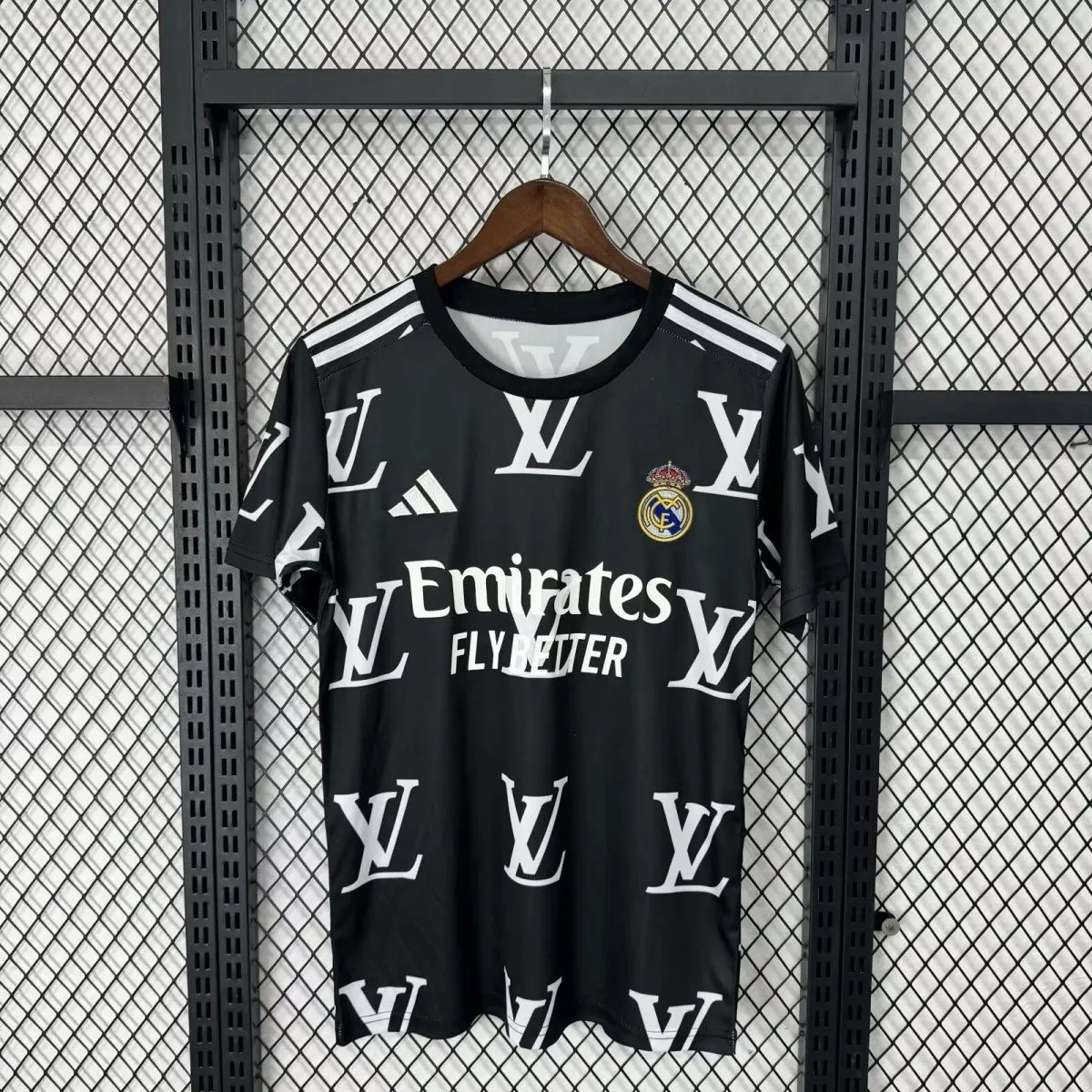 2025/2026 Real Madrid Co-branded version black Football Jersey 1:1 Thai Quality
