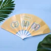 8PCS Summer Must Have Cartoon Portable Folding Fan Outdoor Cooling Student Kids Joyful Back to School Gift