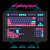Cyberpunk Cyberpunk Theme 172-Key Full Set of PC Fully Transparent Keycaps Original Height