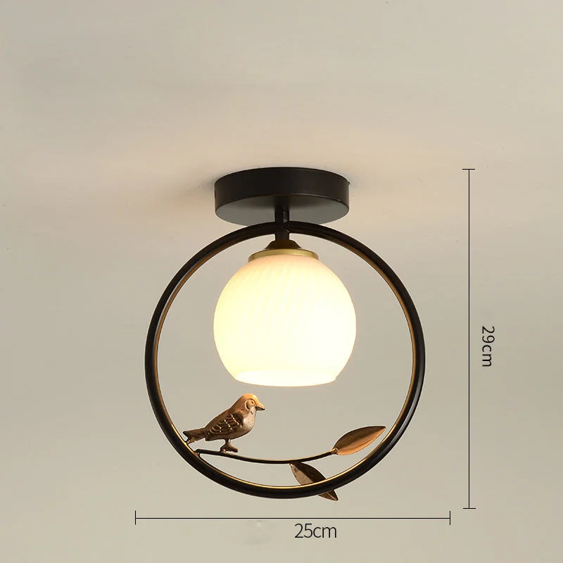 Hallway Light Entrance Porch Cloakroom Corridor Bar Balcony Lamp Creative Bird Ceiling Lighting