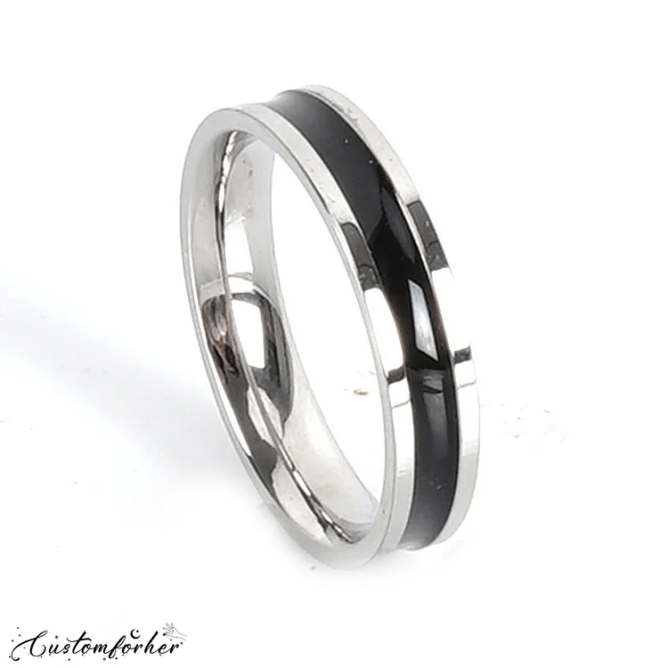 Simple Titanium Steel Turnable Chain Ring